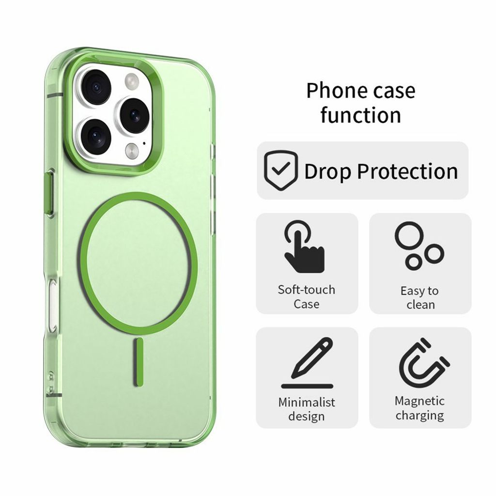 iPhone 16 Pro Deksel med MagSafe - Grønn