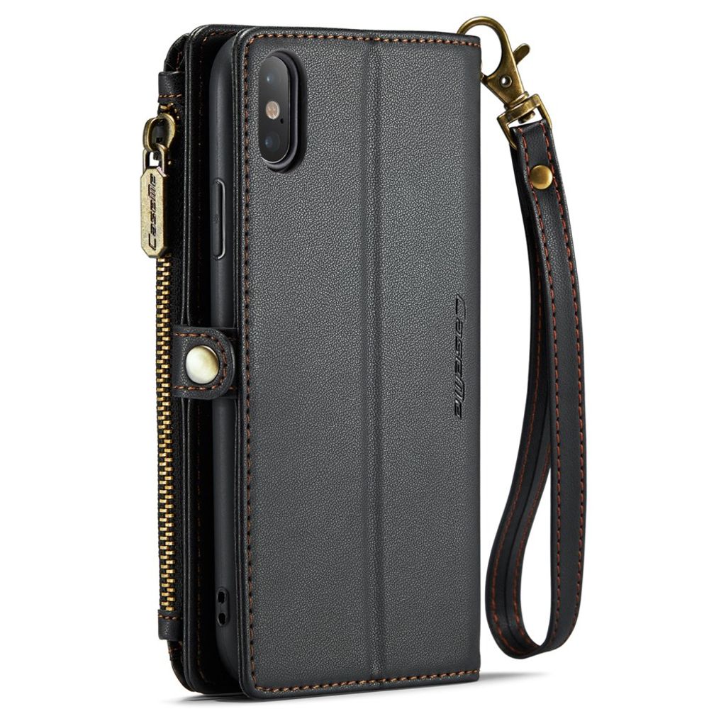 iPhone XS Max Pungetui CASEME C36 RFID-blokerende - Sort