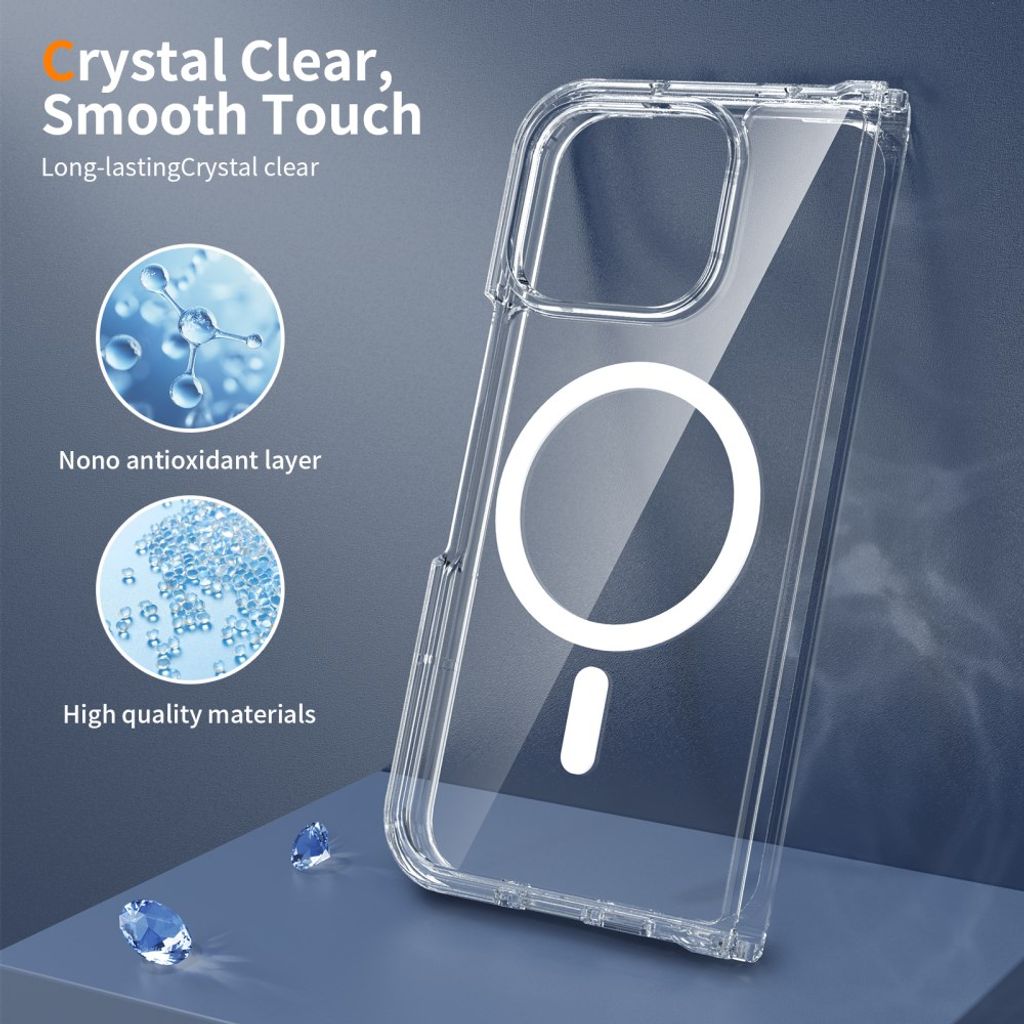 Google Pixel 11 Pro Fold MagSafe Skal - Transparent