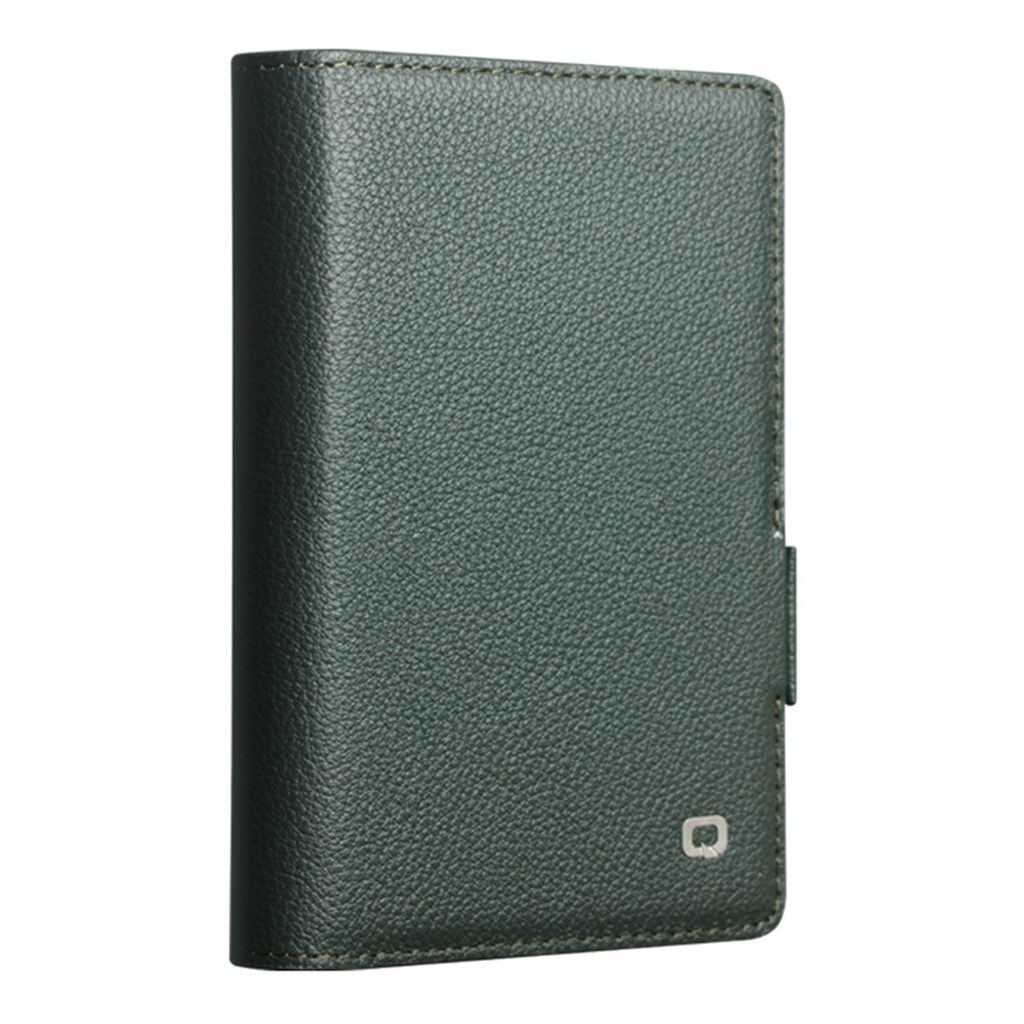 QIALINO Samsung Galaxy Z Fold8 Flip cover i ægte læder - Grøn