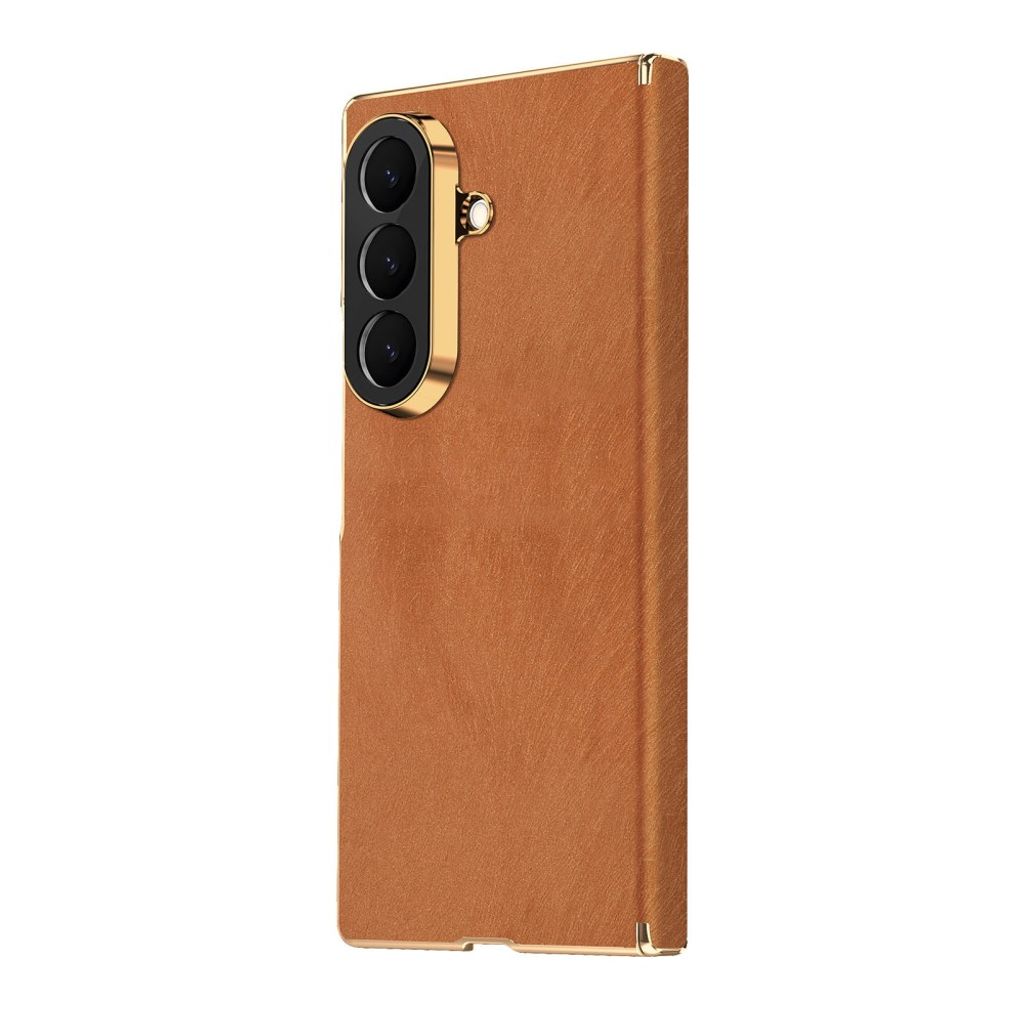 Samsung Galaxy Z Fold8 Ultra MagSafe Kuori PU-nahkaa - Ruskea