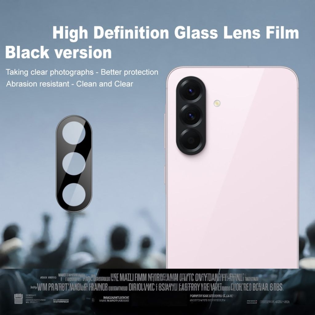 IMAK Samsung Galaxy A27 5G Linssinsuoja Karkaistu Lasi - Musta