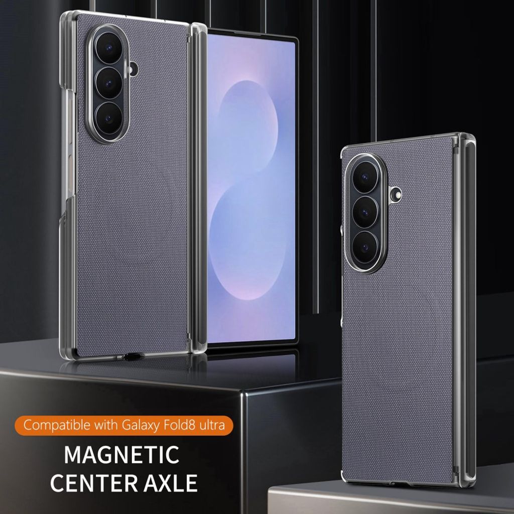 Samsung Galaxy Z Fold8 Ultra MagSafe Kuori PU-nahkaa - Violetti