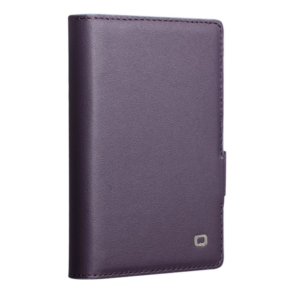 QIALINO Samsung Galaxy Z Fold8 Flip cover i ægte læder - Lilla