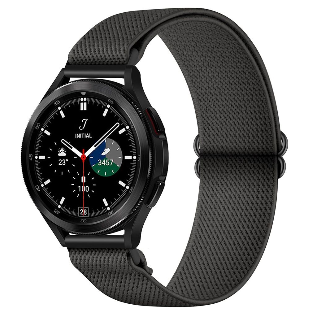 Samsung Galaxy Watch 46mm/Gear S3 Classic/Frontier Urrem Nylon – Mørkegrå