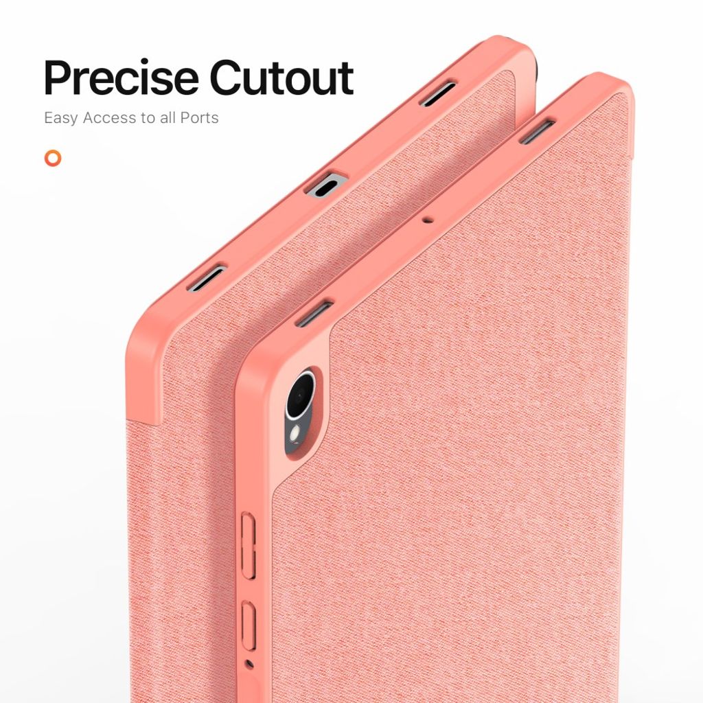 DUX DUCIS Galaxy Tab S11 lompakkokotelo jalustalla – vaaleanpunainen