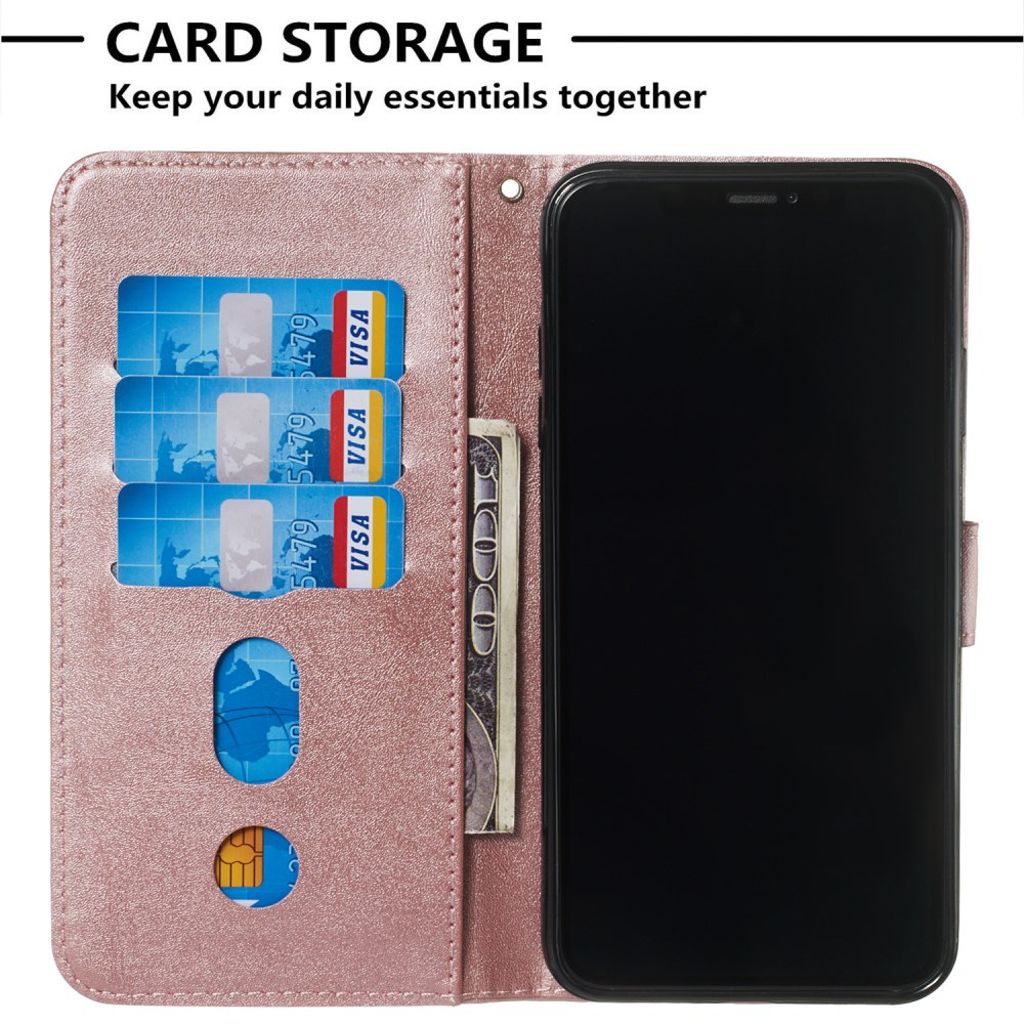 iPhone XS Max Pungetui - Rose Guld