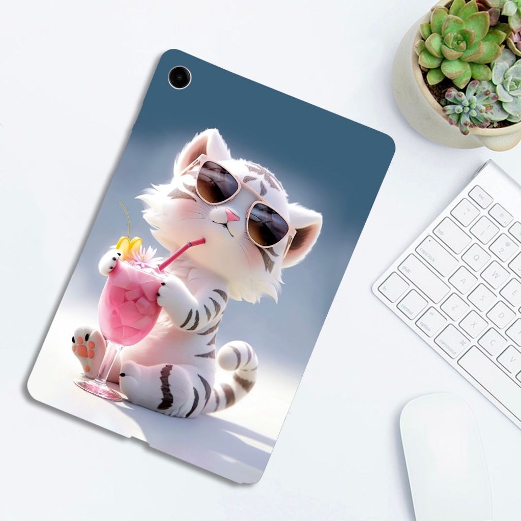 Samsung Galaxy Tab A11 Plus Deksel med trykk - Tiger