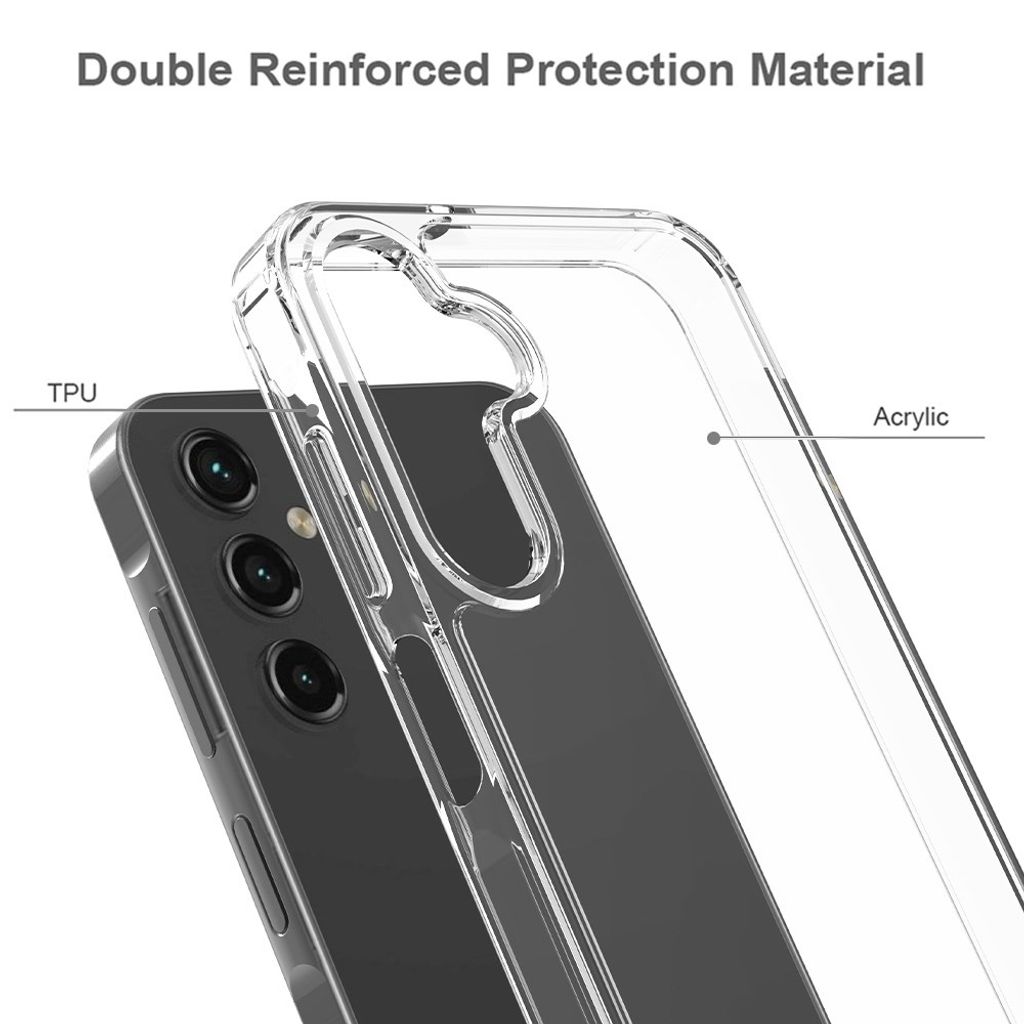 Samsung Galaxy A27 5G Kuori TPU Akryyli Pudotuksenkestävä - Läpinäkyvä