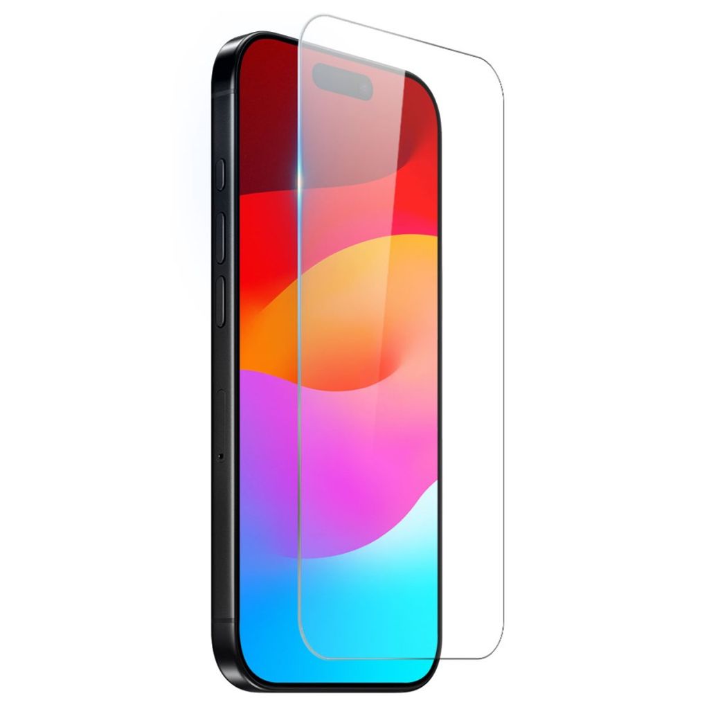 NORTHJO iPhone 17 Pro Max 3-in-1 -setti kuori/näytönsuoja/linssinsuoja - läpinäkyvä