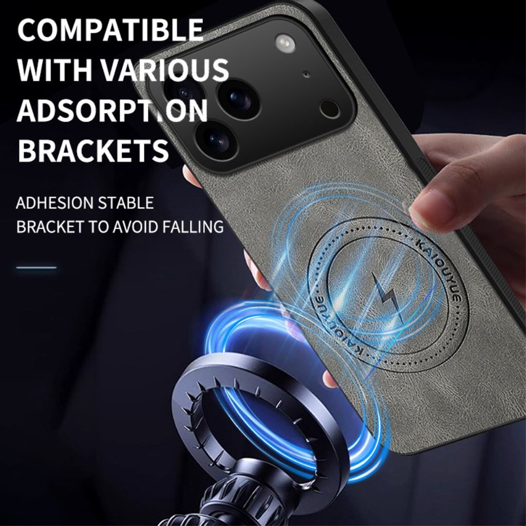iPhone 18 Pro Max MagSafe Kuori - Harmaa
