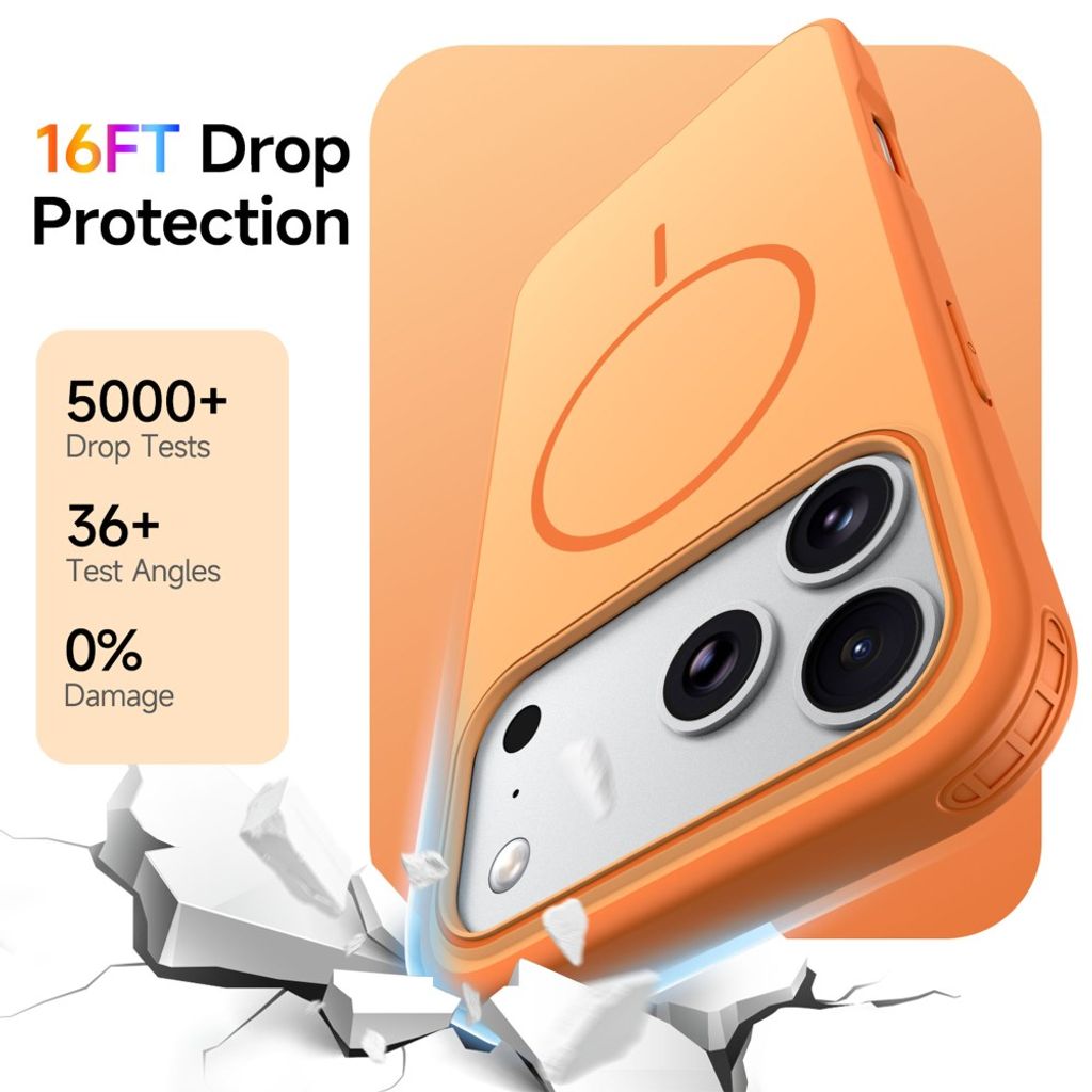 iPhone 18 Pro Max/17 Pro Max MagSafe Skal - Orange