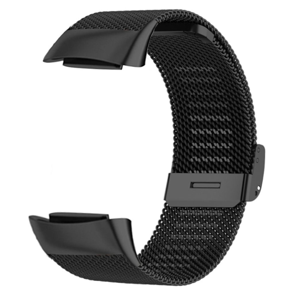 Fitbit Charge 6/5 Kellonranneke, Metalli - musta