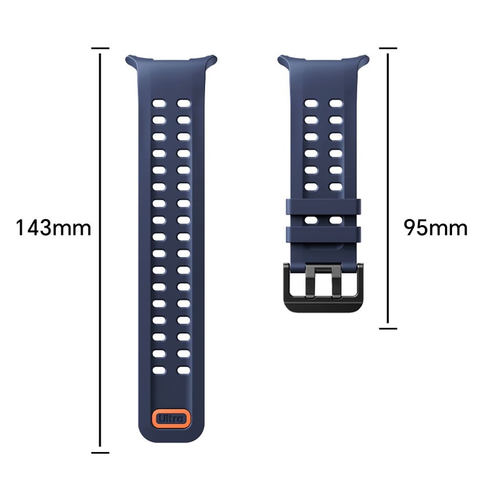 Samsung Galaxy Watch9/8/8 Classic silikon klokkerem med dobbel spenne - Brun