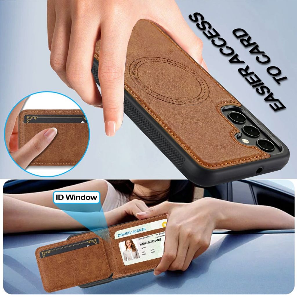 LC.IMEEKE Samsung Galaxy S25 FE Skal med MagSafe - Brun