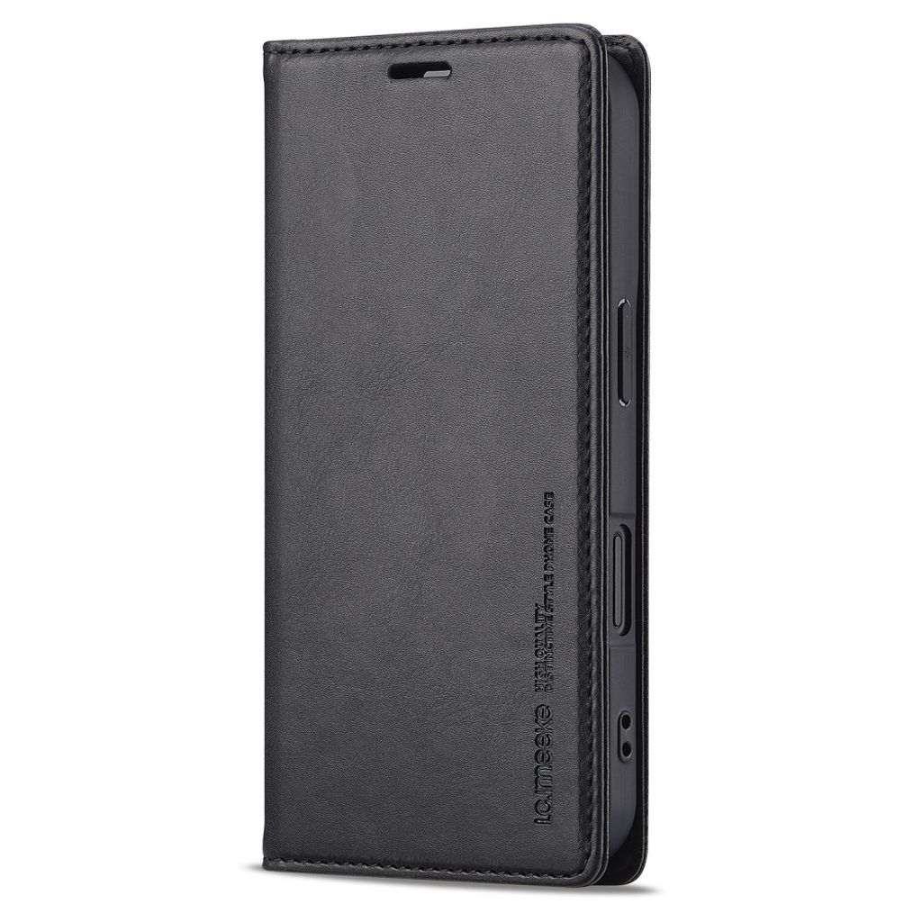 LC.IMEEKE iPhone 16 Plus Wallet Cover - Black