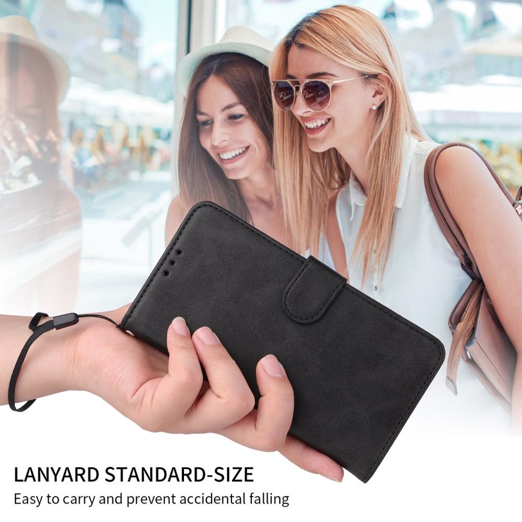 Xiaomi Poco C85x 5G/Redmi A7 Pro Plånboksfodral - Svart