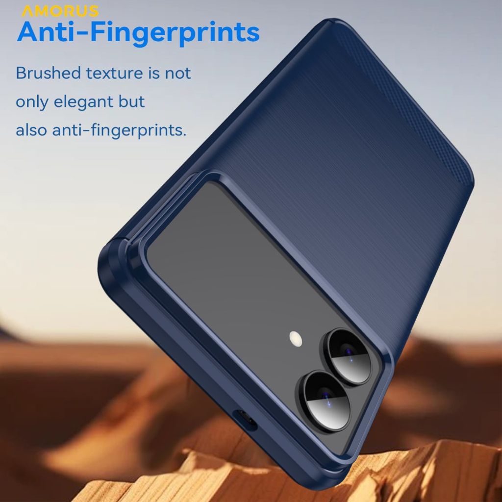 AMORUS Samsung Galaxy S26 Edge Skal - Blå