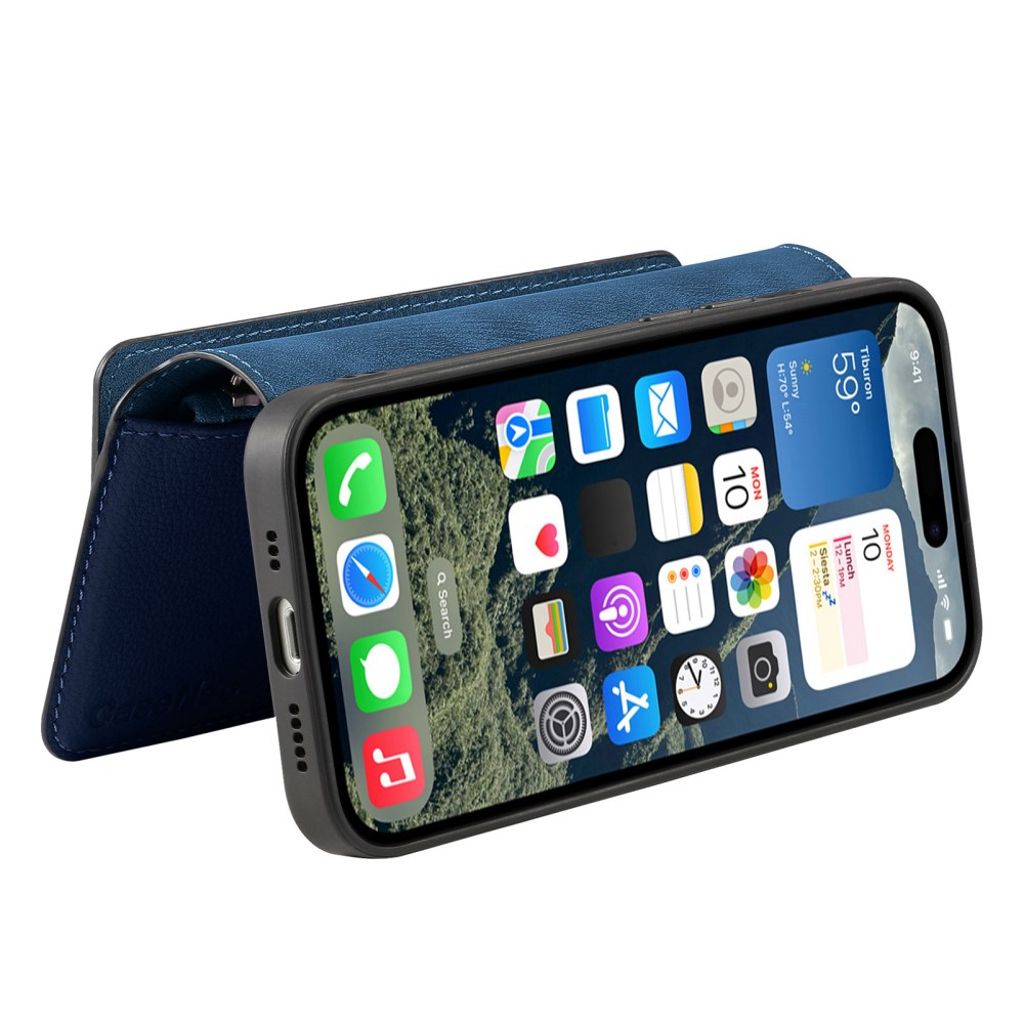 CASENEO iPhone 16 Plus Cover with Stand - Dark blue