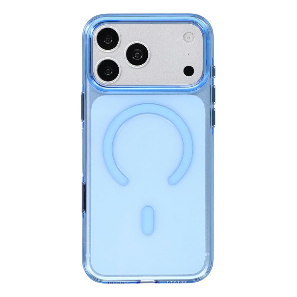JAUCASE iPhone 18 Pro Max/17 Pro Max MagSafe Kuori - Läpinäkyvä/Sininen
