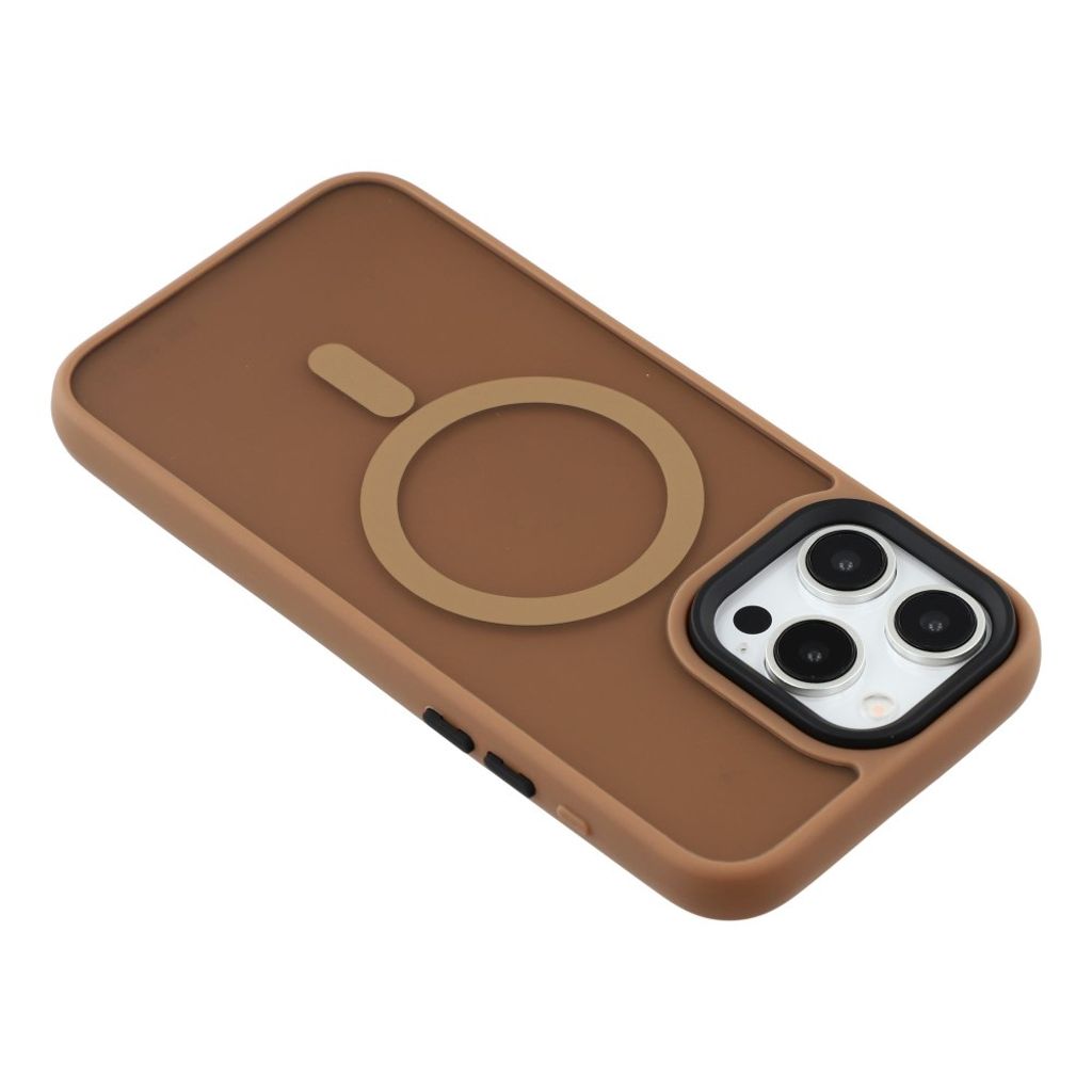 iPhone 12 Pro Max Cover MagSafe kompatibel - Brun