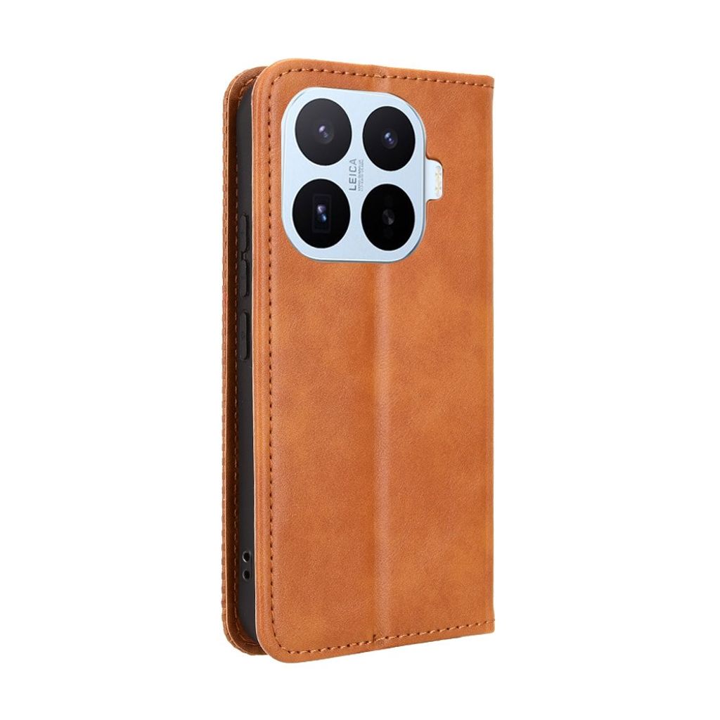 Xiaomi 17T Pro Plånboksfodral i PU-läder - Brun