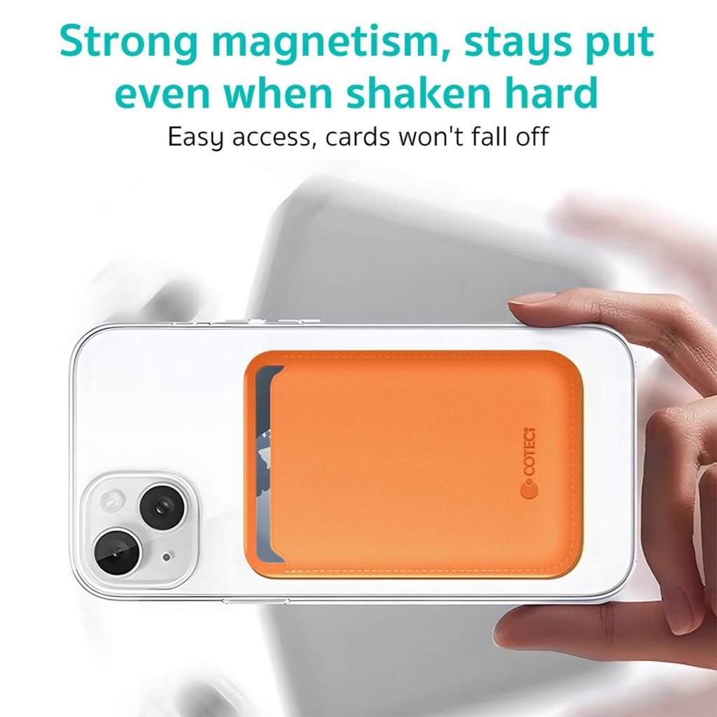 COTECi TR-052 MagSafe Kortholder med Støtteben – Sort