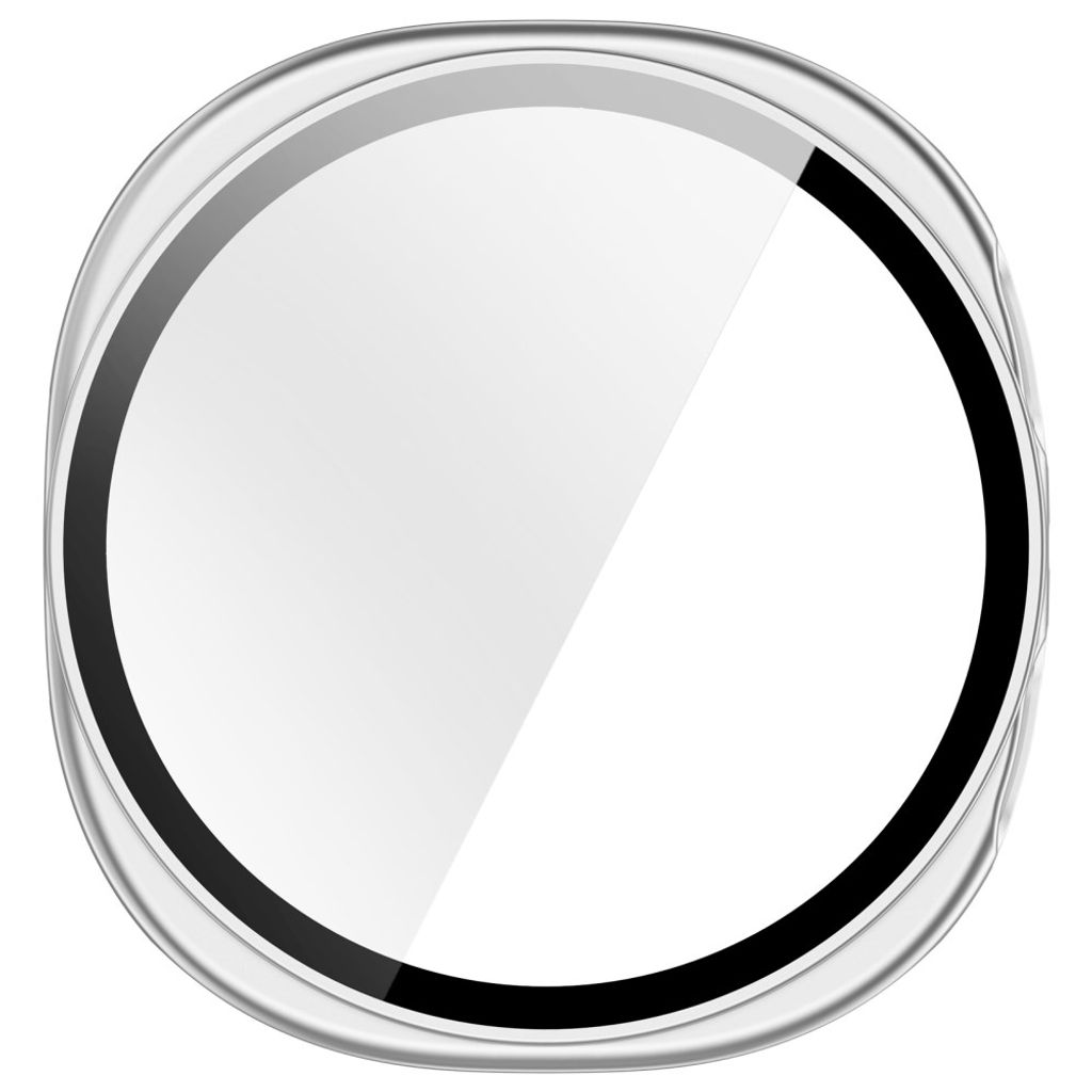 Samsung Galaxy Watch9 44mm Deksel med skjermbeskytter i glass - Sølv