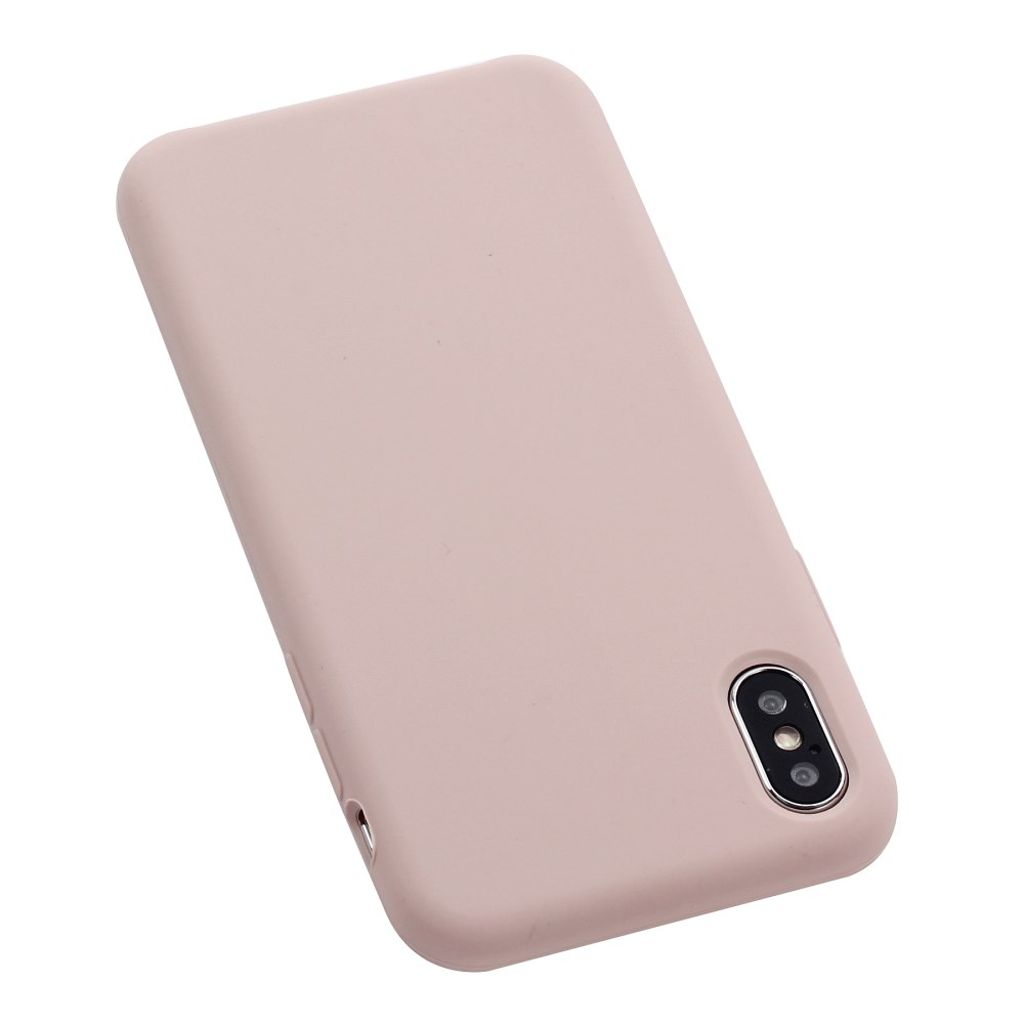 iPhone XS Max Liquid Silicone Cover – Lyserød