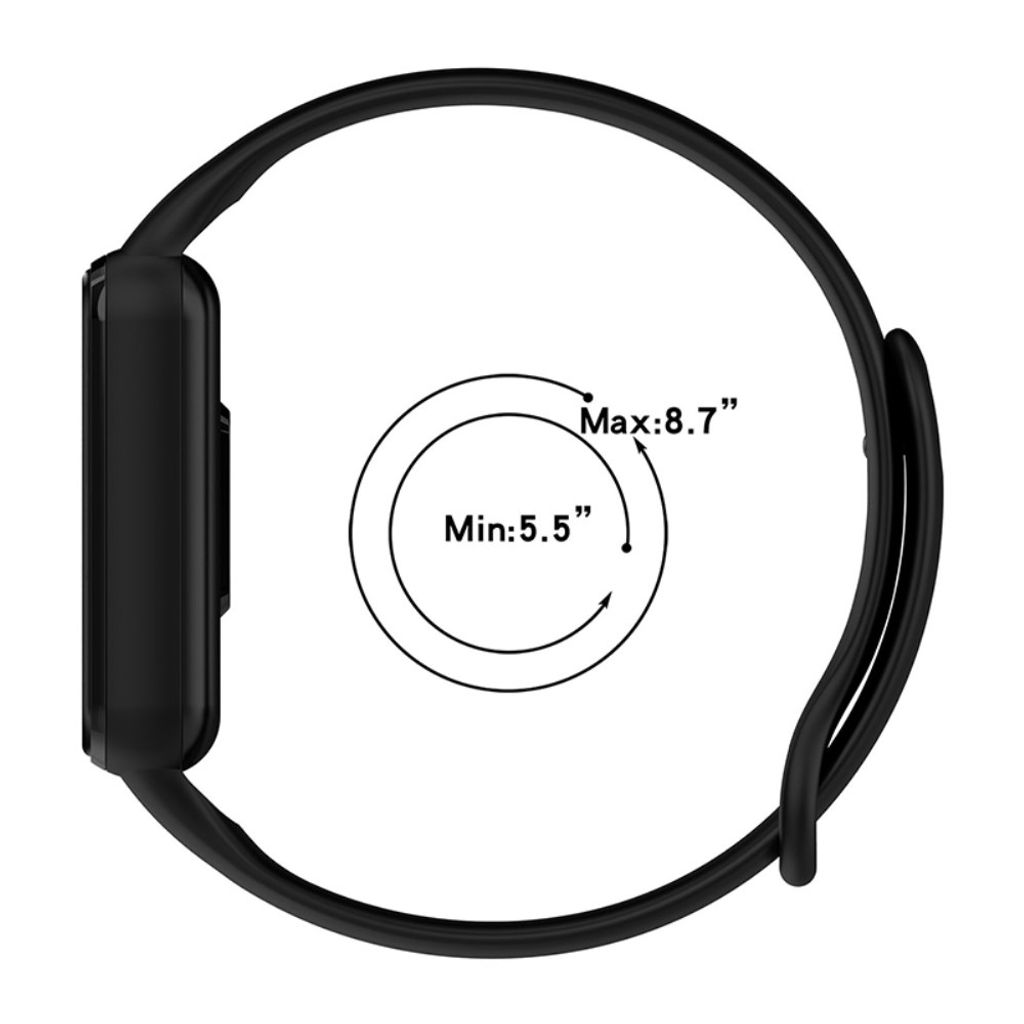 Huami Amazfit Band 7 -kellonranneke suojakotelolla - musta