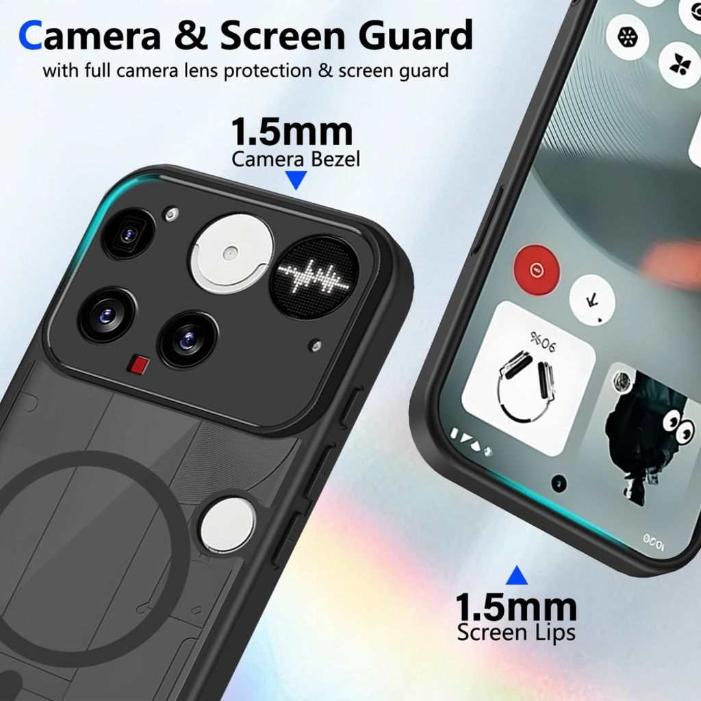 Nothing Phone (3) 5G Cover MagSafe kompatibel - Sort