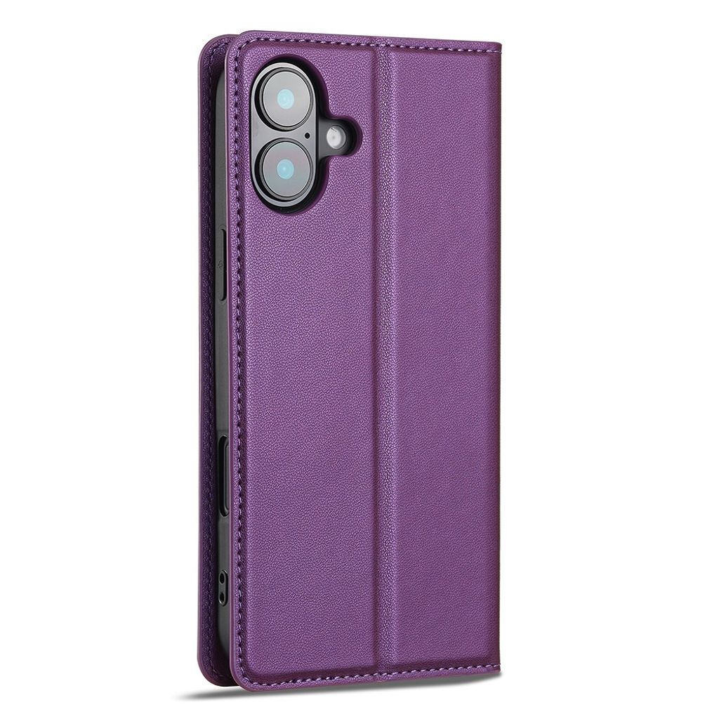 LC.IMEEKE iPhone 17 Wallet Cover - Purple