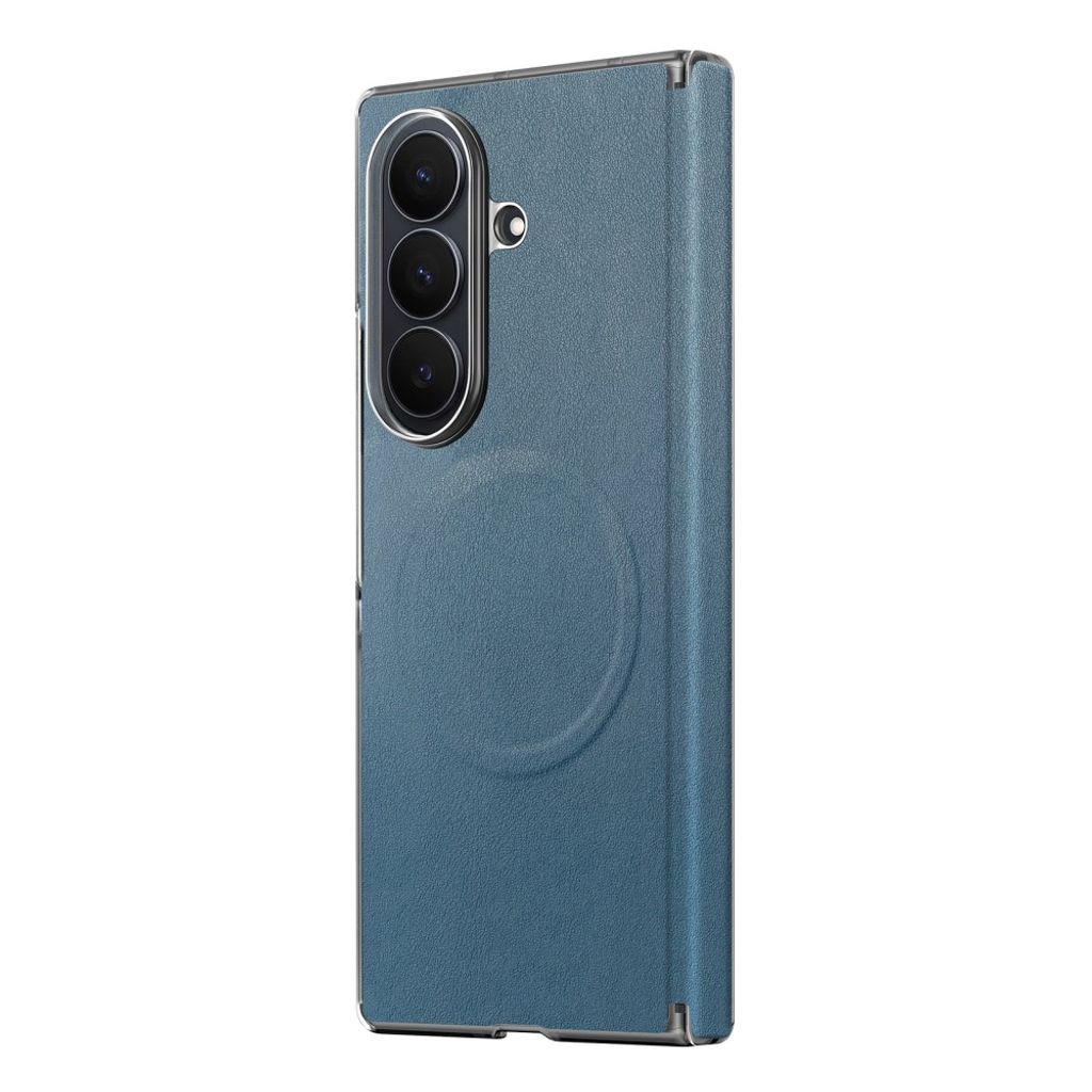 Samsung Galaxy Z Fold8 Ultra MagSafe Kuori PU-nahkaa - Sininen