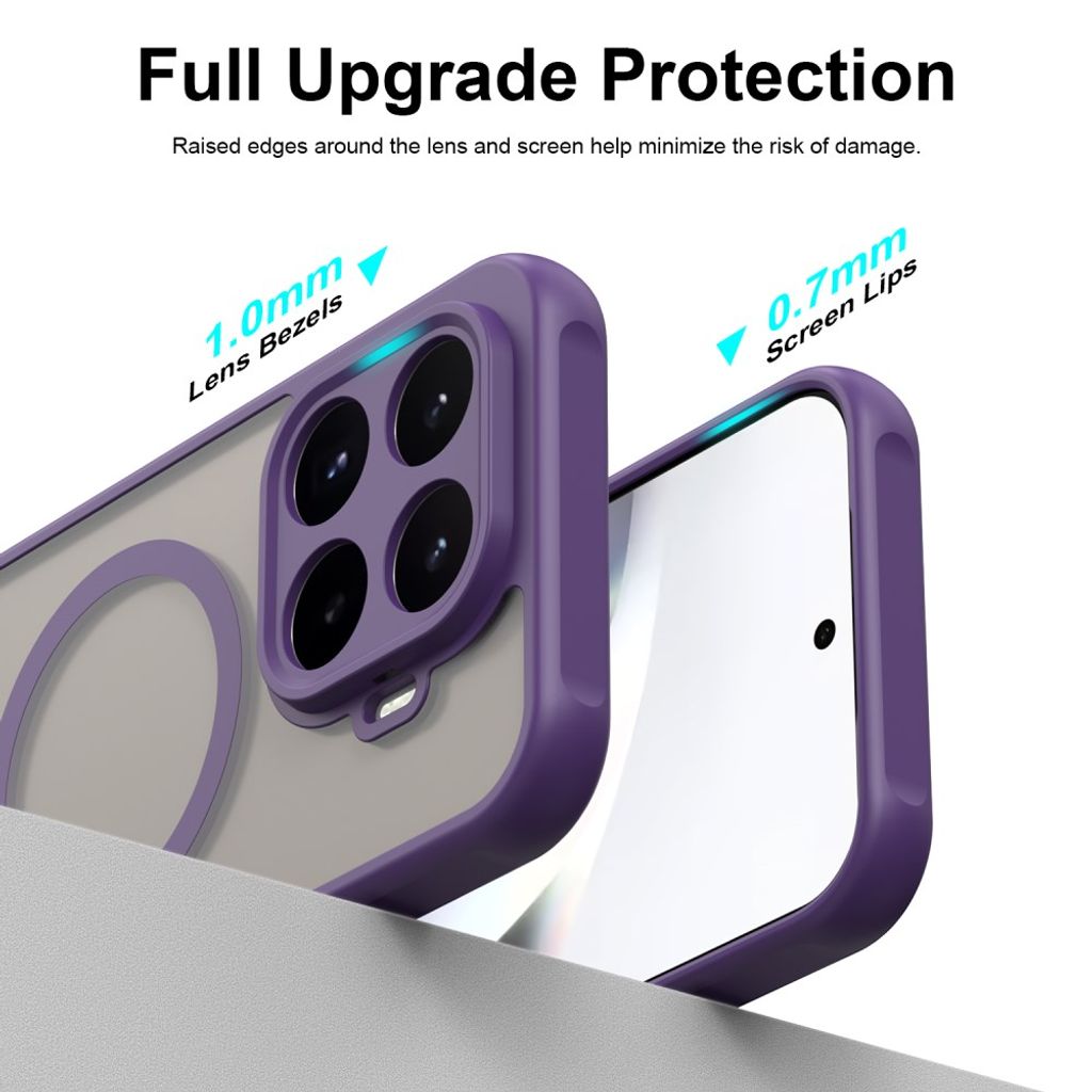 Xiaomi 17T MagSafe-kuori huurretulla takapinnalla - Violetti