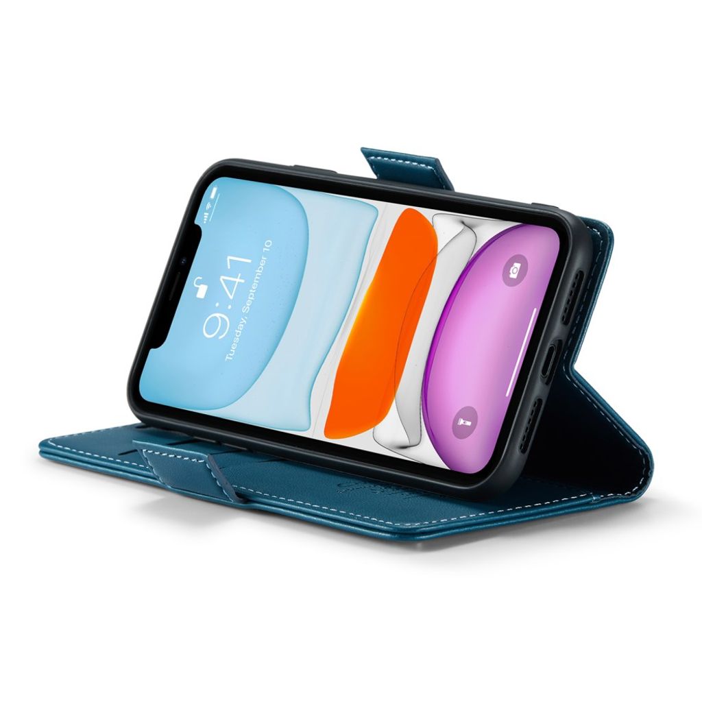 CASEME iPhone 11 Kotelo Korttipaikka - Sininen