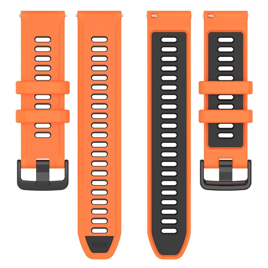 Garmin Forerunner 265S Klockarmband Tvåfärgat - Orange/Svart