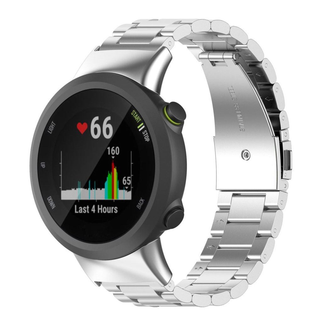 Garmin Forerunner 45/45S/Swim 2 Metall Klokkereim - Sølv