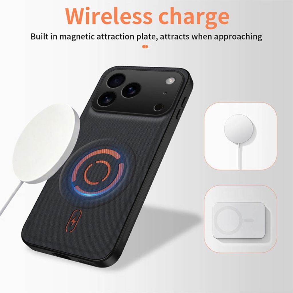 iPhone 18 Pro Max MagSafe Kuori teknisellä kankaalla - Vihreä