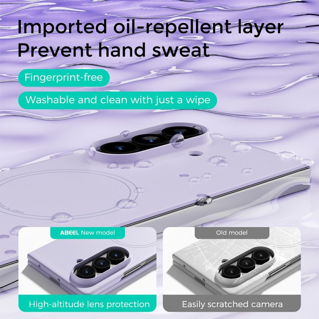 ABEEL Samsung Galaxy Z Fold8 Ultra MagSafe cover i silikone - Sort