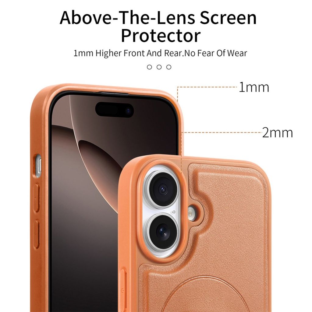 CASENEO iPhone 16 Plus Case with MagSafe - Brown