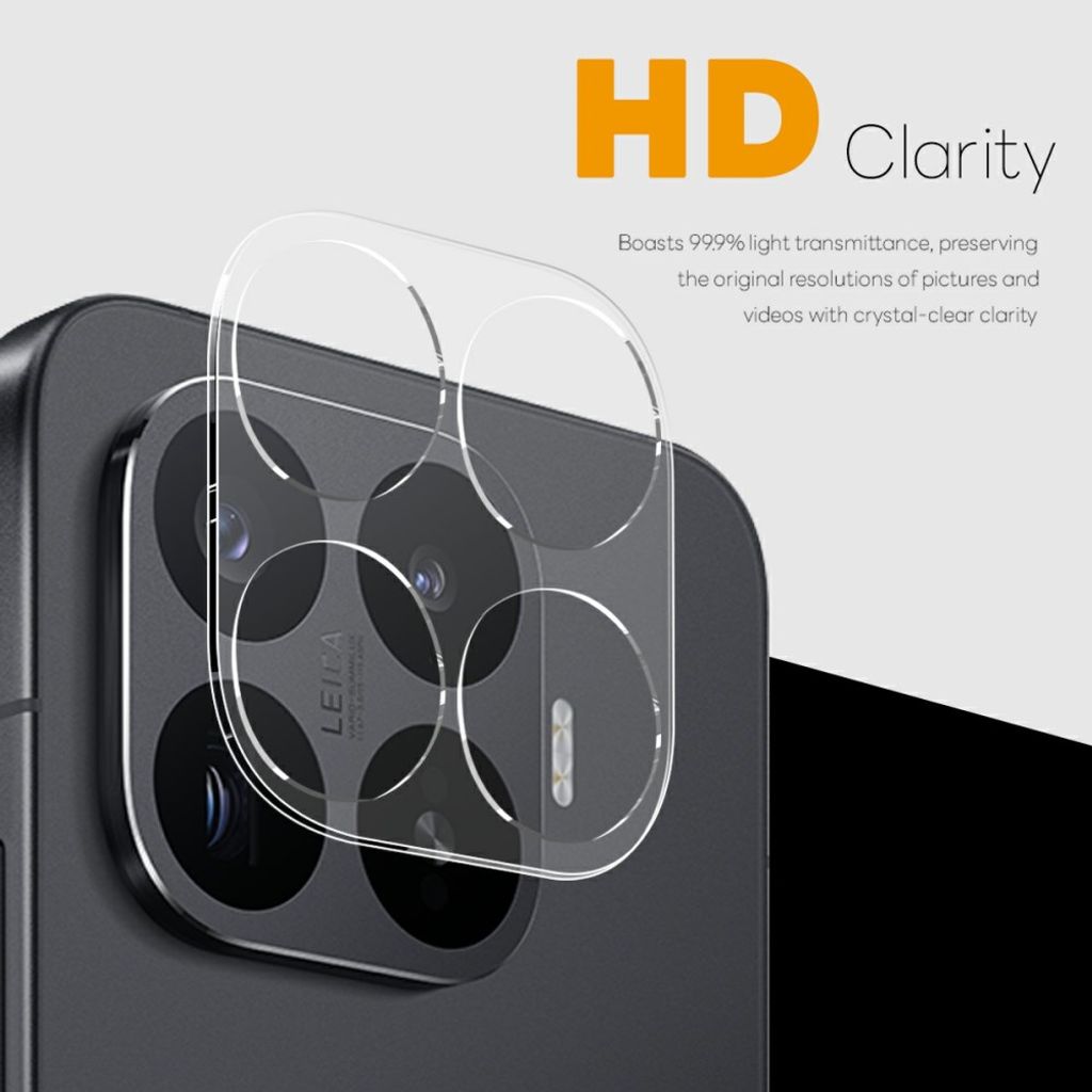 NORTHJO Xiaomi 17T Pro Linsskydd Härdat Glas HD - Transparent