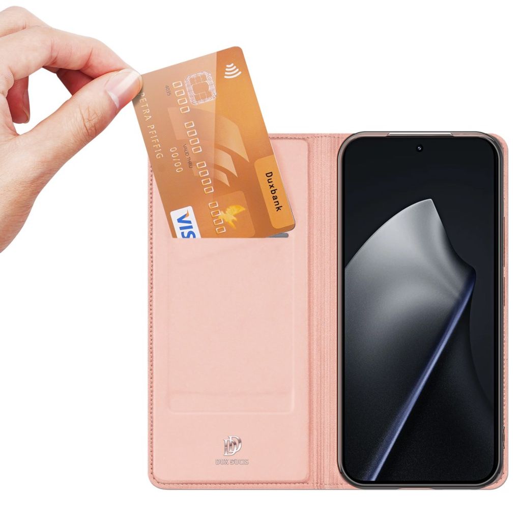 DUX DUCIS Xiaomi 17T Lommeboketui i PU skinn - Rosa
