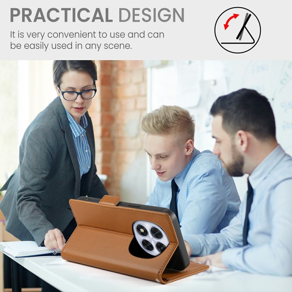 Xiaomi Redmi Note 15 ProPlus 5G Wallet cover - Brown