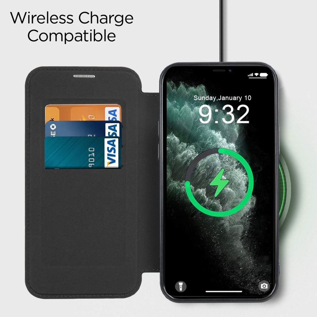 iPhone 11 Pro Max Lommeboketui MagSafe RFID-blokkerende – Blå