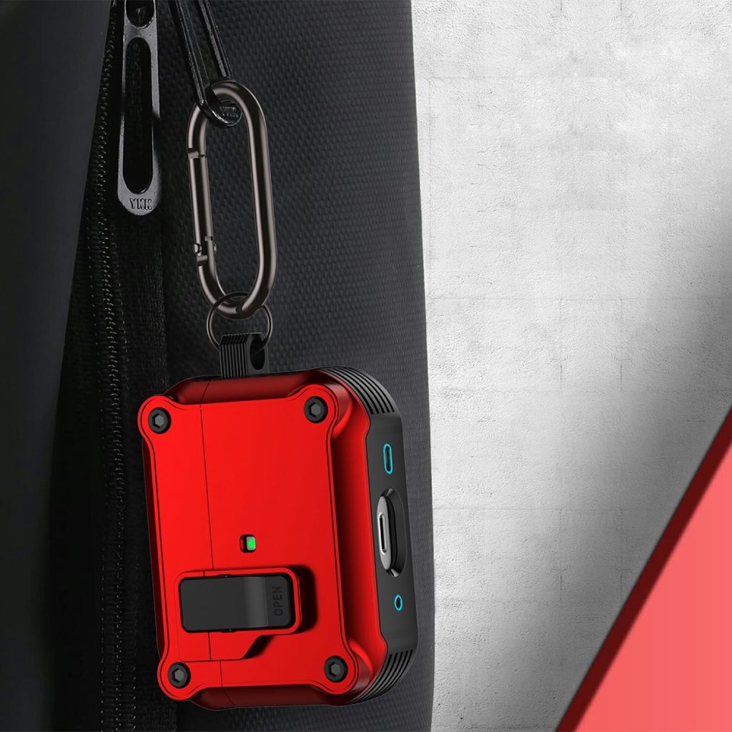 Apple AirPods Pro 3 Cover med Karabinhage - Hvid