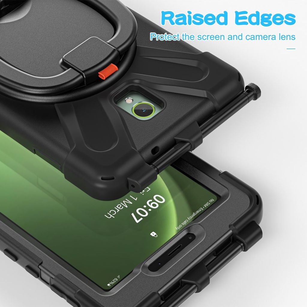 Samsung Galaxy Tab Active5 Case with Hand grip - Black