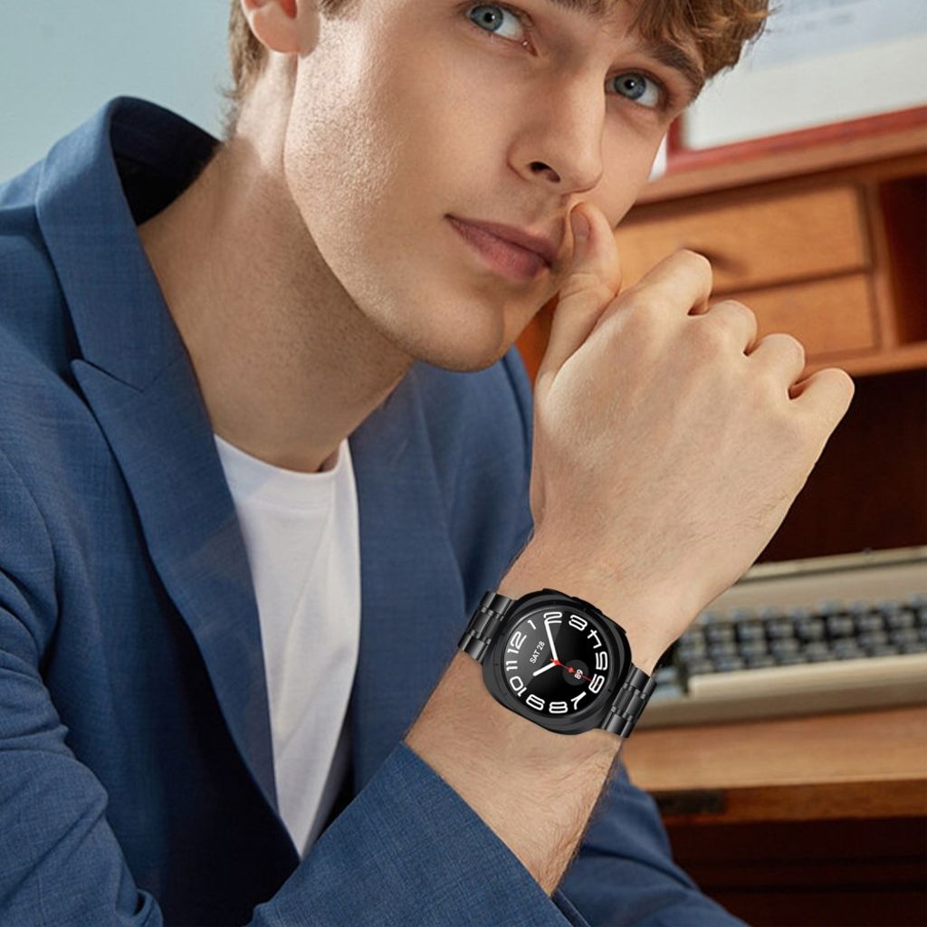 Samsung Galaxy Watch8 44 mm jne. Kellonranneke, Metalli - musta