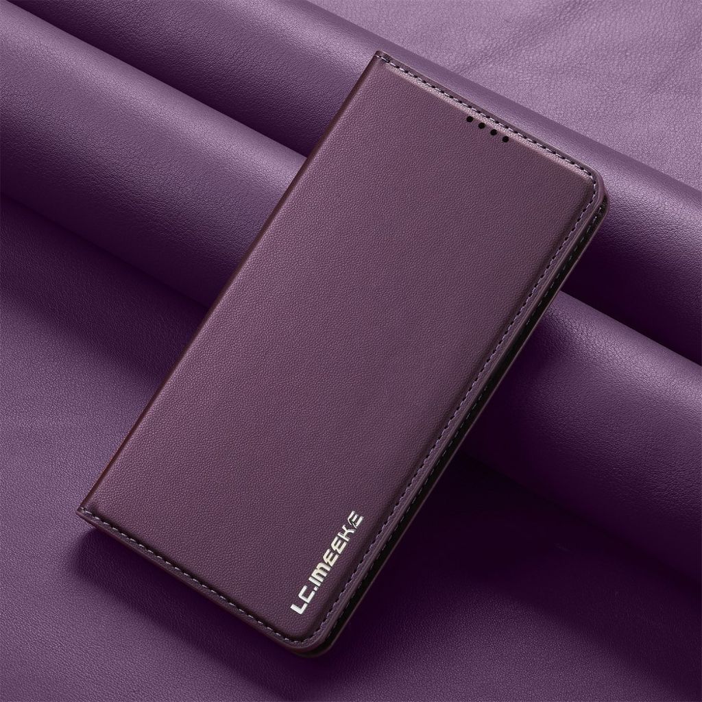 LC.IMEEKE iPhone 17 Air Lompakkokotelo - Violetti