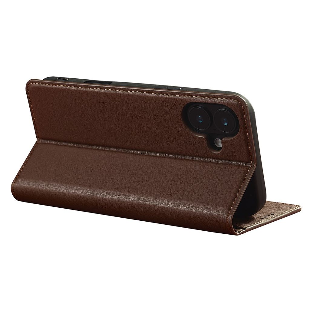 LC.IMEEKE iPhone 17 Wallet Cover - Brown