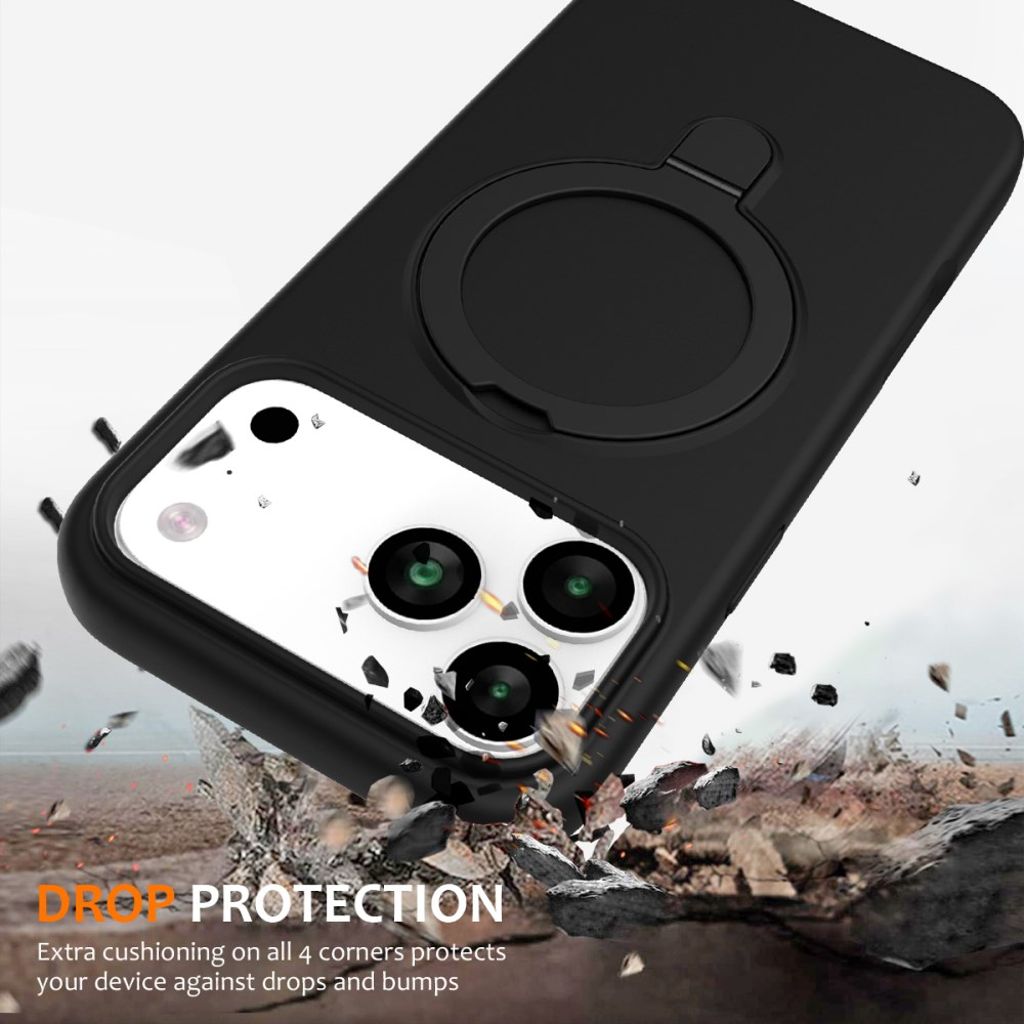 iPhone 17 Pro Case MagSafe Kickstand - Black